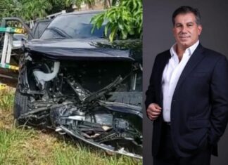 El presidente del COHEP, Mateo Yibrín, está fuera de peligro tras sufrir un accidente vial