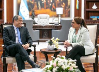 Honduras solo está pagando el pasaje de avión y el hospedaje de hotel a Rafael Correa por la asesoría económica