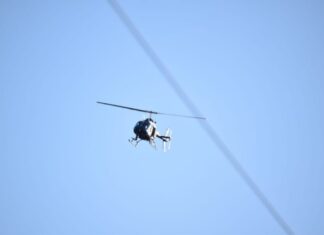 En helicóptero fue trasladado a la CSJ el expresidente Hernández