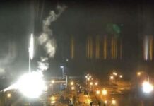 Reportan un incendio en la central nuclear del sur ucraniano por ataque ruso