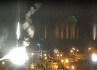 Reportan un incendio en la central nuclear del sur ucraniano por ataque ruso