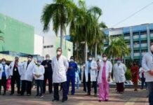 Médicos del hospital Mario Catarino Rivas exigen pago salarial y acuerdos