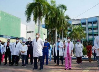 Médicos del hospital Mario Catarino Rivas exigen pago salarial y acuerdos