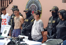 La FNAM captura a siete miembros de la pandilla 18 en la capital hondureña