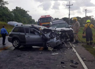 Al menos 21 personas perdieron la vida en accidentes viales durante el fin de semana, según la DNVT