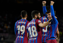 El Barça goleó 4-0 al Osasuna y encadena su cuarta victoria en la liga española