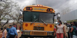 Ruta de transporte de Lepaterique paraliza sus unidades tras atentado criminal