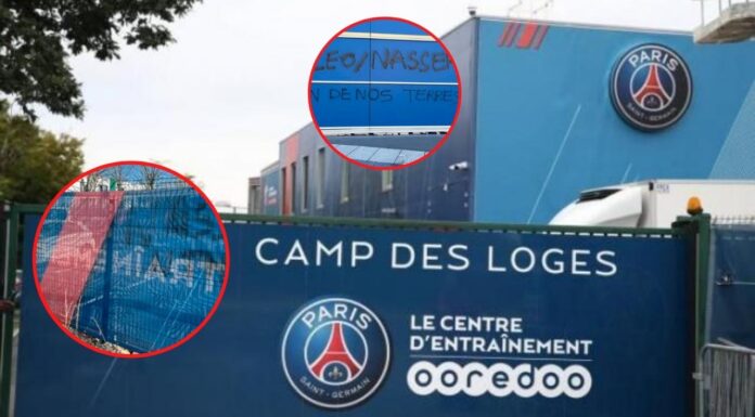 Instalaciones del París Saint-Germain son pintadas con insultos