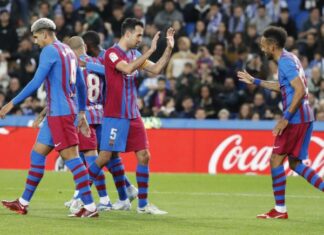 El Barcelona vence a la Real Sociedad y se afianza en puestos de Champions League