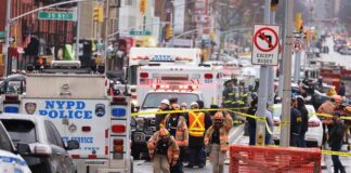 Tiroteo en un metro de Brooklyn, Nueva York deja varias personas heridas
