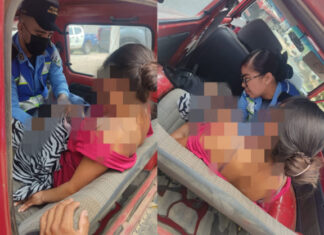 Agentes policiales asistieron a una mujer que dio a luz en plena calle, por el paro de transporte en Santa Bárbara
