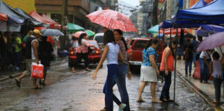 Lluvias en el suroccidente del país y varias regiones de Honduras por ingreso de humedad