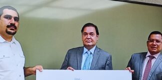 Palmerola efectúa primer pago al INPREMA por concepto de intereses del préstamo para la construcción de la terminal aérea