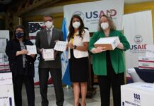 EE. UU. entrega donación de 504 mil jeringas pediátricas y 220 mil viales de dilución al Gobierno de Honduras