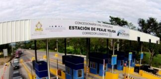 Analizan remover temporalmente la caseta de peaje que de Tegucigalpa conduce hacia San Pedro Sula