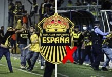Real España recibe dura sanción por incidentes ocurridos en el clásico sampedrano