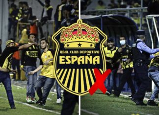 Real España recibe dura sanción por incidentes ocurridos en el clásico sampedrano
