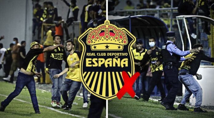 Real España recibe dura sanción por incidentes ocurridos en el clásico sampedrano
