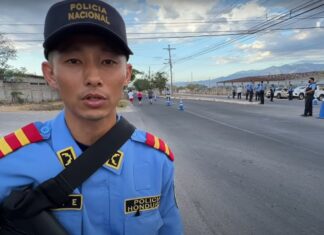 Shin Fujiyama muestra cómo es patrullar las calles de Honduras