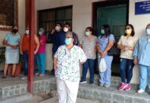 Por falta de pago, Sitramedhys realiza plantón en el Mario Catarino Rivas