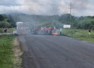 Reportan tomas de carreteras en zona central, norte y Caribe de Honduras