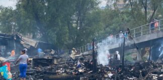 El Cuerpo de Bomberos revela que el incendio en el mercado de Comayagüela fue provocado