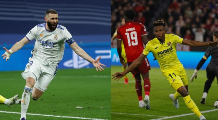 El Real Madrid y Villarreal, clasifican a las semifinales de la Liga de Campeones