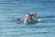 Rescatan a nueve balseros cubanos en el territorio hondureño