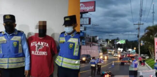 Capturan a un hombre que huyó tras atropellar a un padre y su hija de siete años en la capital