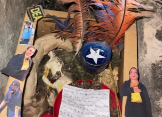 Encuentran carta a la Santa Muerte donde los «Montes Bobadilla» piden desgracia y destrucción para la presidente Xiomara