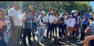 Periodistas protestan en Choluteca exigiendo más seguridad