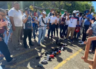 Periodistas protestan en Choluteca exigiendo más seguridad