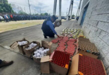 Decomisan una gran cantidad de pólvora en el estadio Olímpico Metropolitano de SPS