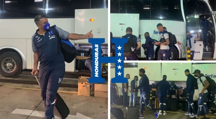 Selección Nacional de Honduras viaja a Curazao para debutar en la Liga de Naciones