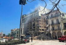 Fuerte explosión daña hotel del centro de La Habana, Cuba