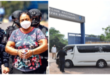 La extraditable Herlinda Bobadilla le dio el último adiós a su hijo Tito Bobadilla en el comando de “Los Cobras”