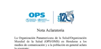 La OPS pide no confundir a su representante, Piedad Huerta, con senadora colombiana