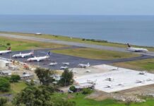 Cancelan los vuelos en el Aeropuerto Internacional Juan Manuel Gálvez de Roatán