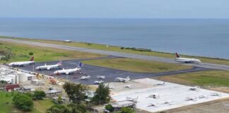 Cancelan los vuelos en el Aeropuerto Internacional Juan Manuel Gálvez de Roatán