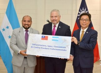 China-Taiwán realizó una donación de más de L.10 millones para mejorar la infraestructura escolar en Honduras