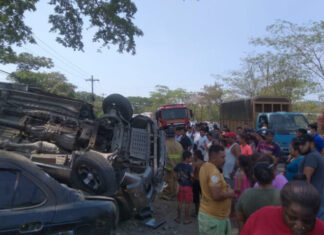 Accidente entre varios vehículos deja un muerto y 15 heridos en Villanueva