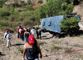 Accidente de autobús en México cobra la vida de seis migrantes, entre ellos hondureños