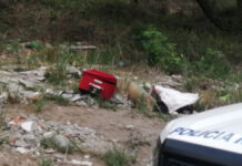 Dentro de una maleta dejan el cuerpo de una persona en la capital