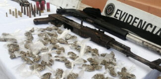 Decomisan armas y droga que pertenecían a la MS-13 en la capital