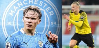 Manchester City confirma acuerdo por Erling Haaland con el Borussia Dortmund