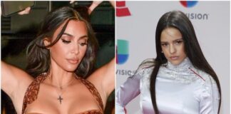 Kim Kardashian ficha a Rosalía para su nueva colección de ropa interior