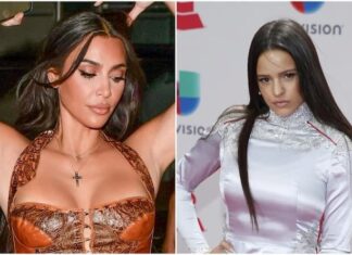 Kim Kardashian ficha a Rosalía para su nueva colección de ropa interior