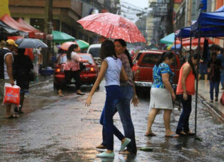 Lluvias continuarán este lunes en la mayor parte del territorio nacional