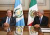 Presidente mexicano Andrés Manuel López Obrador inicia en Guatemala gira por Centroamérica