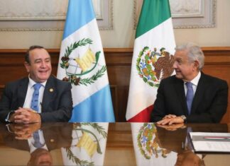 Presidente mexicano Andrés Manuel López Obrador inicia en Guatemala gira por Centroamérica